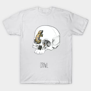 Salamander and skull T-Shirt